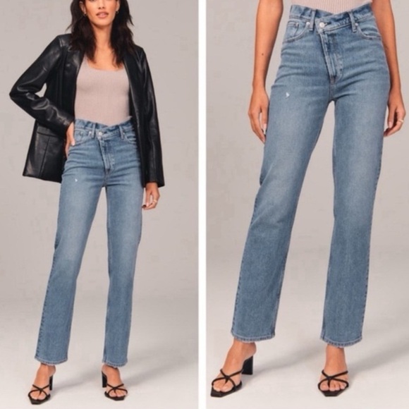 Abercrombie & Fitch Denim - A&B the 90s straight ultra high curvy jeans size 31/12